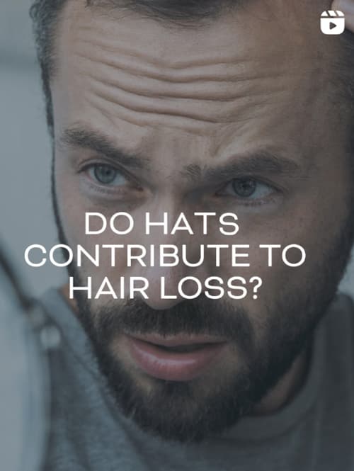 Do hats contribute to hair loss?