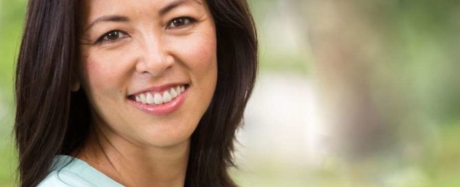 Smiling Asian woman